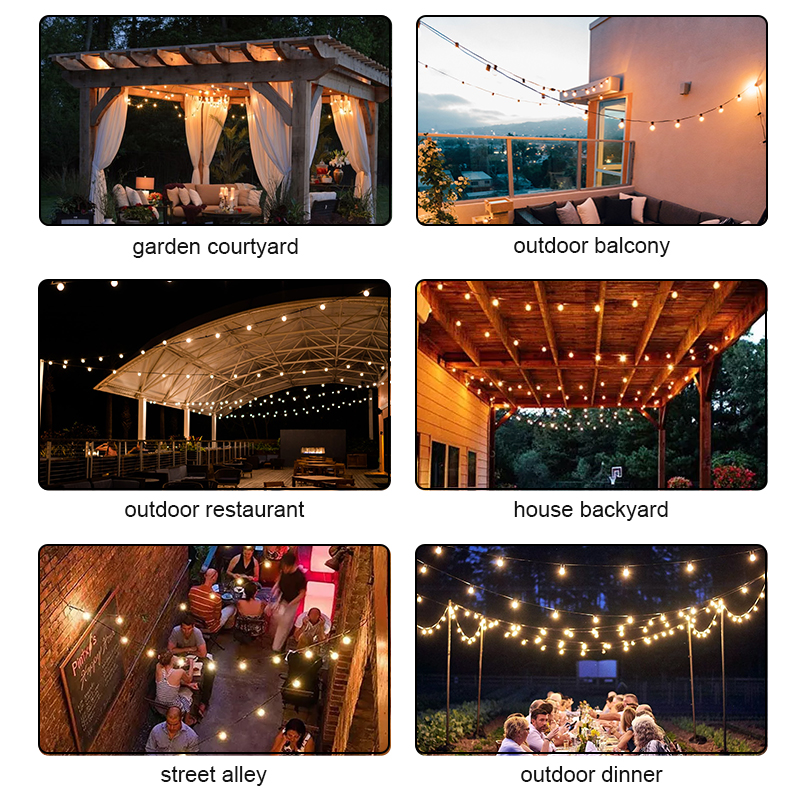 HCP084  S14暖白遥控款灯串